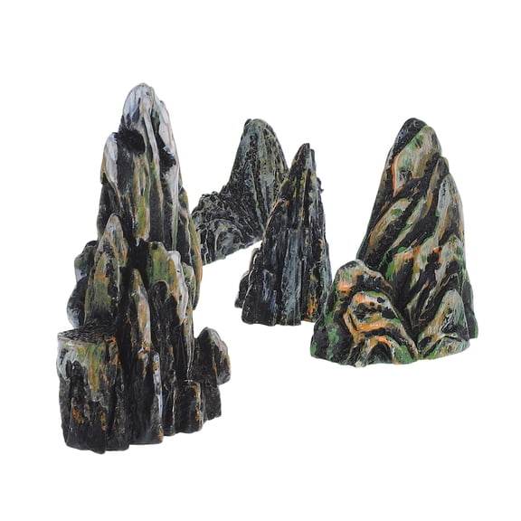 4 Pcs Plush Doll House Miniature Landscape 5.30X3.00X2.00CM