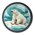 thumbnail image 1 of 4 Pcs Polar Bear Knobs for Kitchen Cabinet Cupboard Dresser Bookcase Drawer Pulls Handles Round Home Decor, 1 of 8