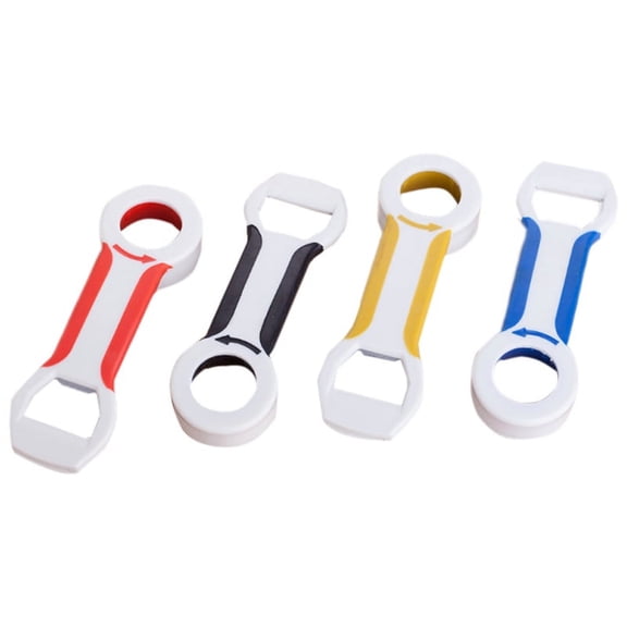 4 Pcs Pop Bottle Opener 4-in-1 Jar Top Twist Cap Remover Multifunctional Soda Can Tabs Opener for Seniors Grip Water Lid Lifter Kitchen Gadgets for Arthritis Easy Canning Tool Protector(random color)