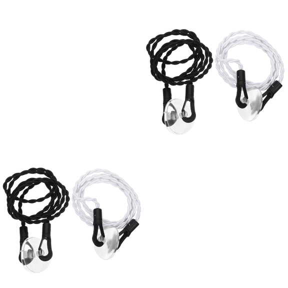 4 Pcs Portable Clothes Line Retractable Laundry Indoor Clothesline Travel Accessories Rubber