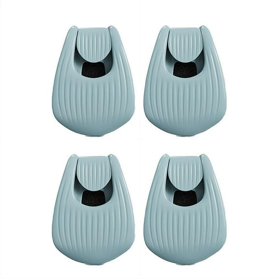 4 Pcs Portable Multifunctional Fishing Rod Holder, Durable Wear-Resistant Clip Tight Binding Fastener for Various Sized Poles