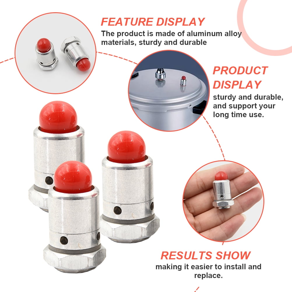 4 Pcs Pressure Cooker Steam Valves Universal Pressure Cooker Safety