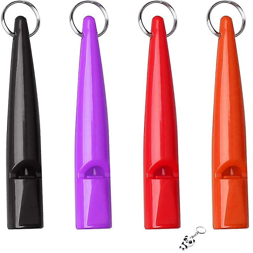 4 Pcs Professional Dog Whistles, Dog Training Whistle High Pitch