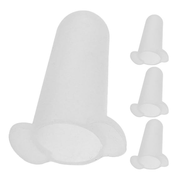 4 Pcs Protective Cap for Piping Tips Pastry Nozzles Cake Cover Replacement White