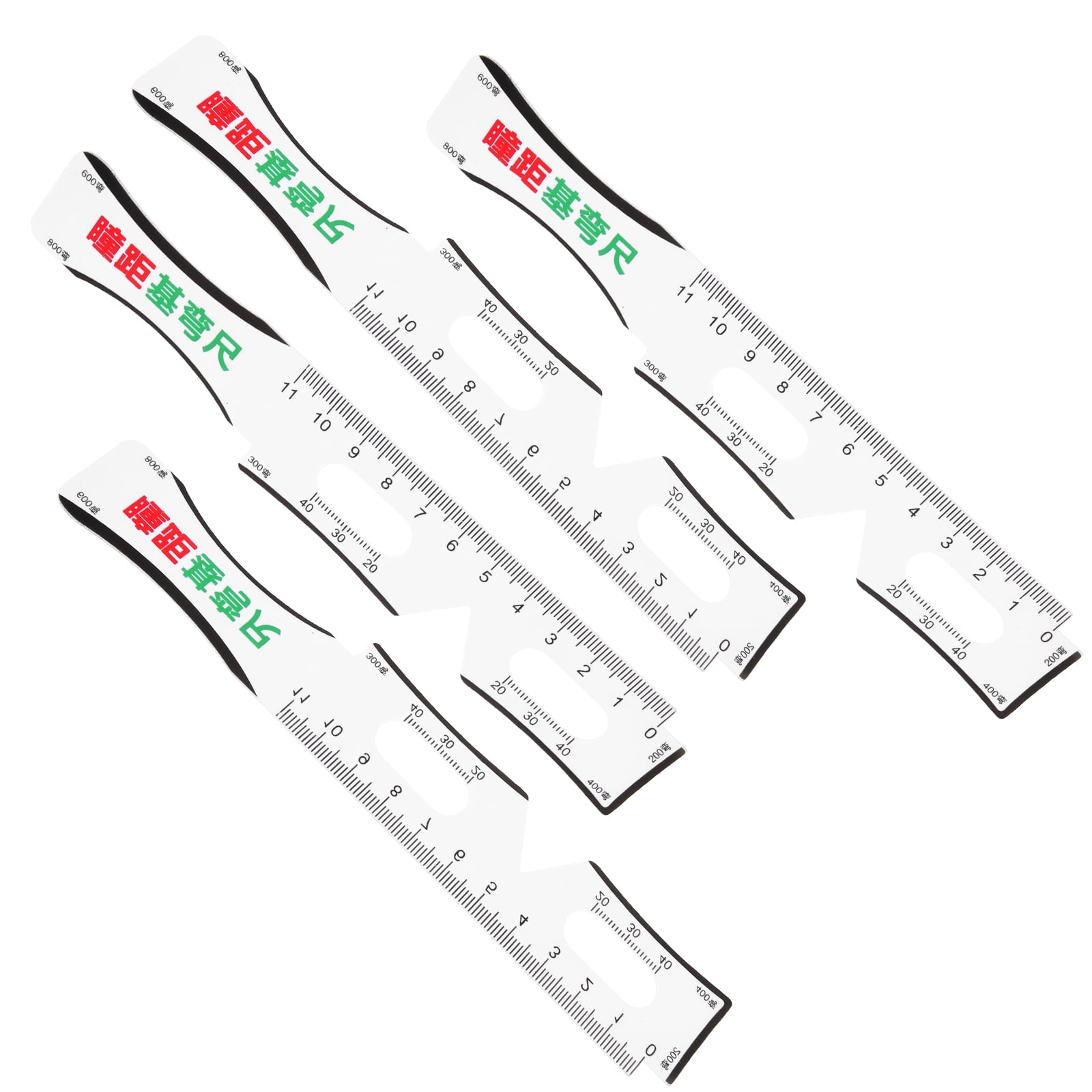 4 Pcs Pupil Distance Ruler Pd Measurement Multi-function Brow - Walmart.com