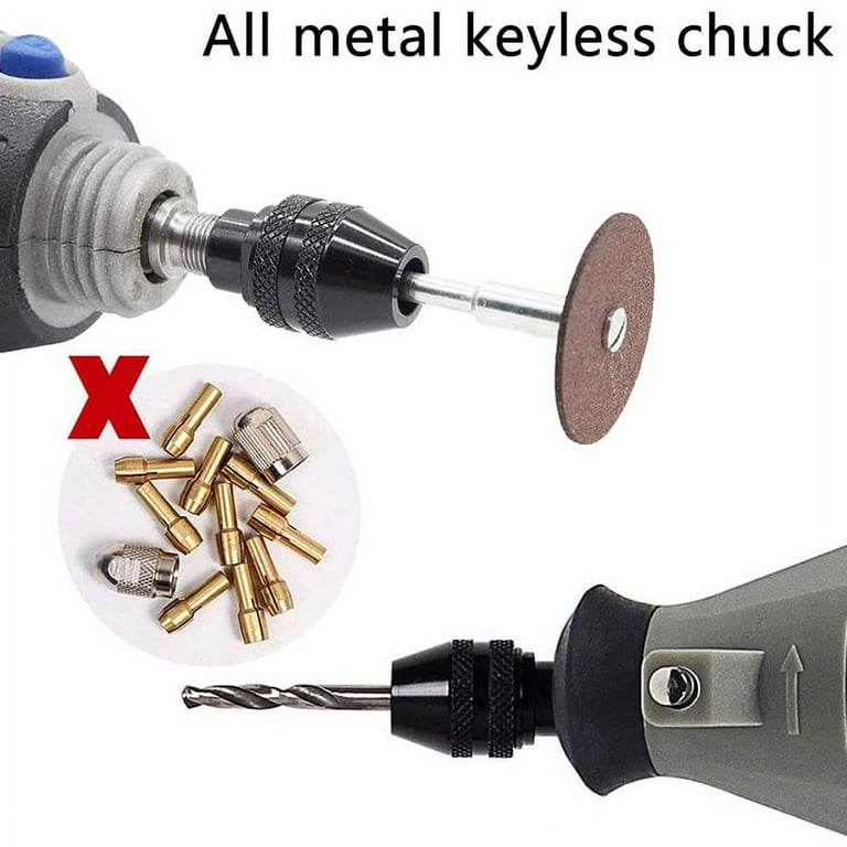 4 Pcs Quick Change Chuck Multifunction Universal Mini Keyless