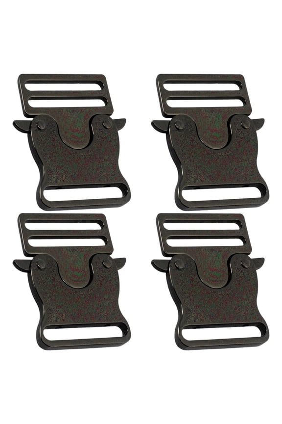 4 Pcs Quick Side Release Buckles Webbing Bag Clip Replacement Buckles For Backpacks Belts Leashes And Harnesses