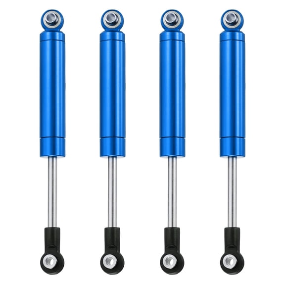 Uxcell 4Pcs RC Shock Absorber 92mm Internal Spring Oil Shock Absorber Dampers for 1/10 RC Car Crawler Racing Truck Upgrade Parts Dark Blue