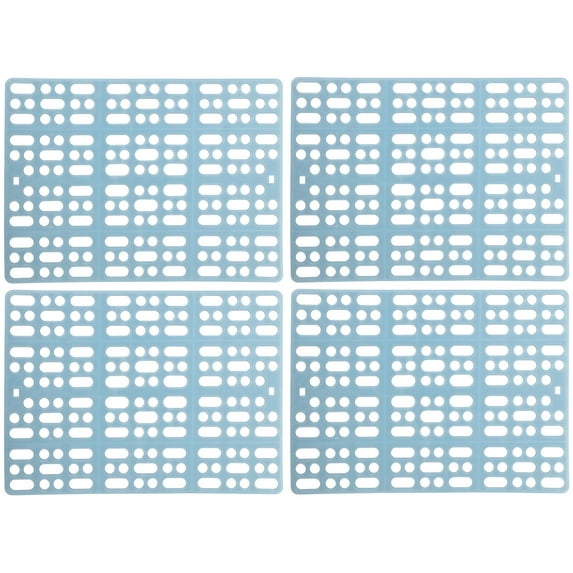 4 Pcs Rabbit Mats Rabbit Foot Pads Wear-resistant Foot Pads Pan Rabbit Bunny Foot Mat Bunny Cage Pads
