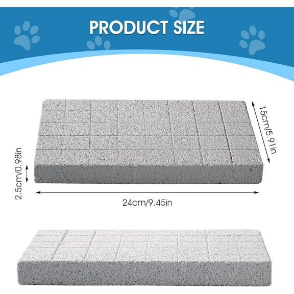 4 Pcs Rabbit Scratch Pads for Small Animals - Teeth Grinding Chew Toys for Rabbits, Hamsters, Hedgehogs