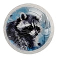 thumbnail image 1 of 4 Pcs Raccoon Knobs for Kitchen Cabinet Cupboard Dresser Bookcase Drawer Pulls Handles Round Home Decor, 1 of 8
