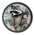 thumbnail image 1 of 4 Pcs Raccoon Knobs for Kitchen Cabinet Cupboard Dresser Bookcase Drawer Pulls Handles Round Home Decor, 1 of 8