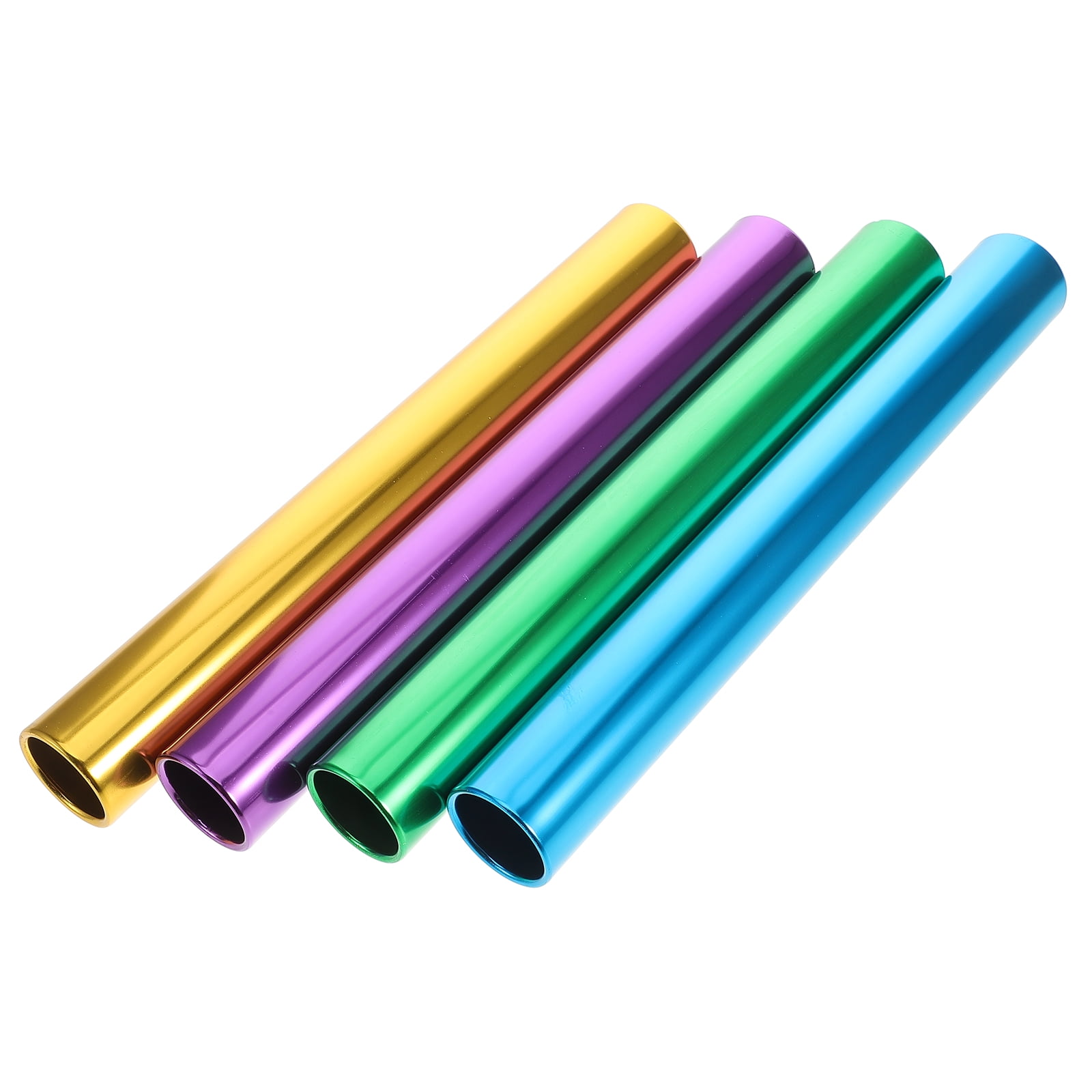 4 Pcs Race Field Relay Sticks Sports Relay Race Race Equipments Metal