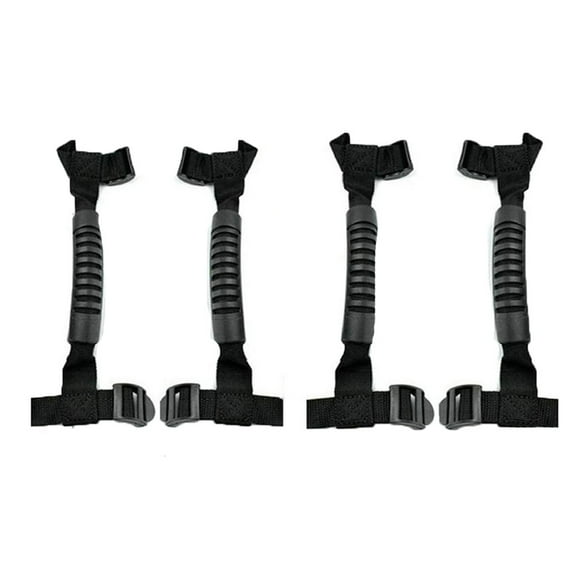 4 Pcs Rall Bar Grab Handles for Jeep Wrangler - Heavy Duty Grip Handle Accessories - Easy Install and Comfortable for Passengers