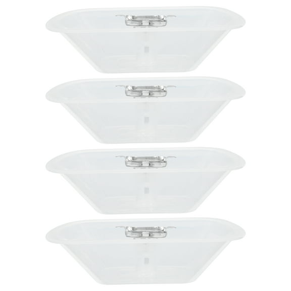 4 Pcs Range Hood Oil Collector Grease Connection Box Simple Installation Cup