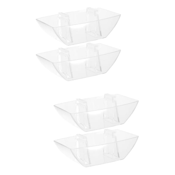 CIMAXIC Oil Cup for Range Hood Transparent Simple Design Convenient 4Pcs