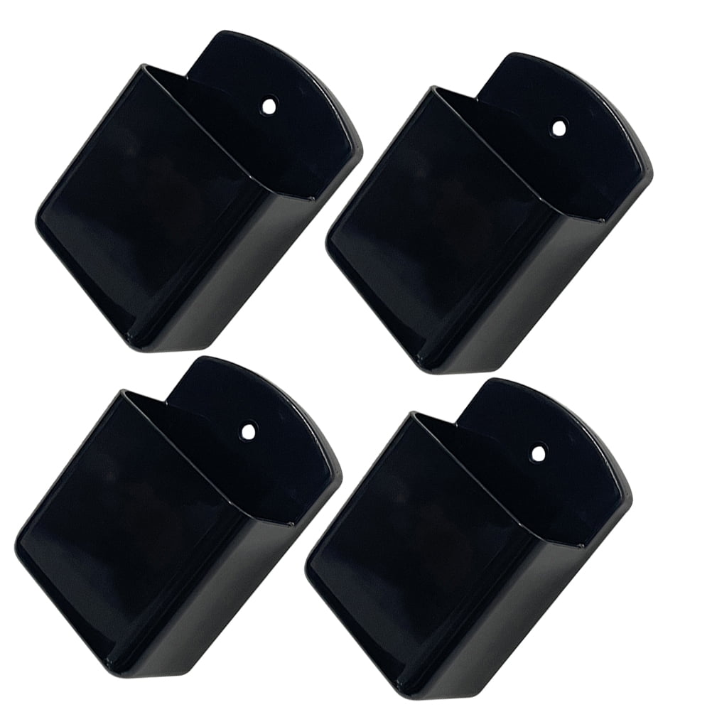 4 Pcs Remote Control Hanger Storage Shelves Wall Remote Holder Plastic