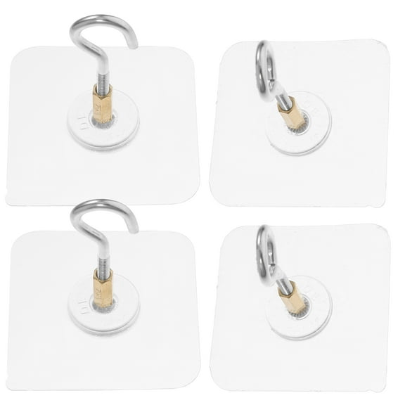 4 Pcs Adhesive Hooks For Hanging Self-adhesive Ceiling