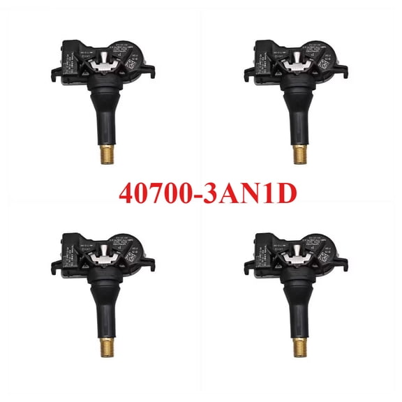 4 Pcs Replacement 315MHz TPMS Sensor for Nissan Leaf / Sentra. Part Number: 40700-3AN1D.