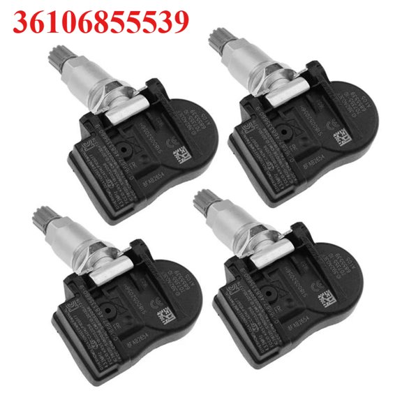 4 Pcs Replacement 433MHz TPMS Sensor for BMW F20/F22/F30/F32 / X1 F48 / X2 F49 / X5 F15/F16. Part Number: 36106855539.