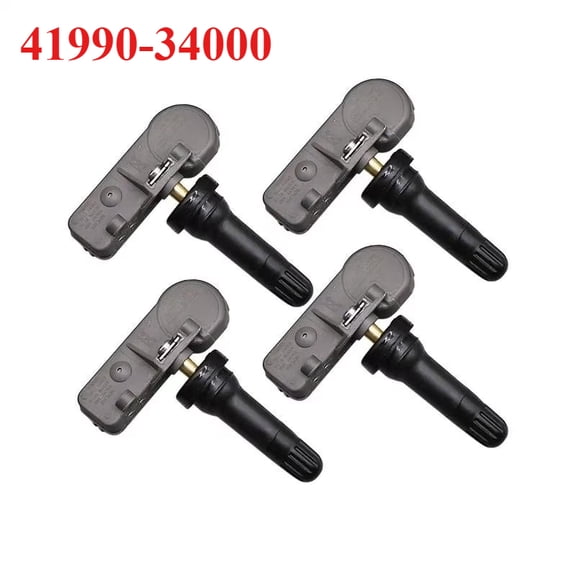 4 Pcs Replacement 433MHz TPMS Sensor for SsangYong Actyon / Sports / Korando / Kyron / Musso / Rodius / Rexton. Part Number: 41990-34000.