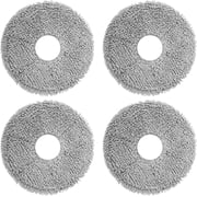 4 Pcs Replacement Mop Pads for iRobot Roomba Plus 405 Combo Robot/505 Combo Robot, for Dreame X40 Ultra Complete/L10s Pro Ultra Heat/X40 Master/L40 Ultra/L10s Ultra Gen 2 Robot Vacuum