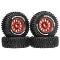 thumbnail image 1 of 4 Pcs Replacement RC Tires 14211 RC Parts Set Easy Installation for 1 14 1 16 Remote Control Car Enthusiasts, 1 of 9
