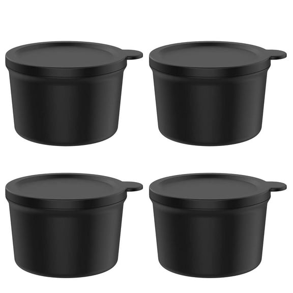 4 Pcs Replacement Silicone Ice Mold & Lid Compatible For Kitchenaid Ice Shaver Ice Attachment Home Kitchen Accessories