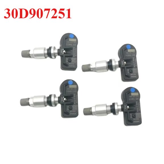4 Pcs Replacement TPMS Sensor for VW Passat B8 / Golf 7 MQB. Part Number: 30D907251.
