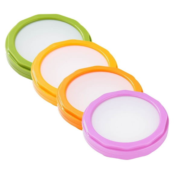 4 Pcs Reusable Silicone Fruit Vegetable Containers, Oxidation Storage for Fridge, Onion Tomato Shape, Orange Purple Red Yellow