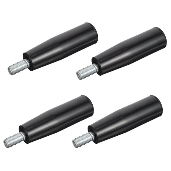 NIAIZEK 4-Pack Bakelite Crank Handles with Rotating Round Design, Replacement Parts for Lathe Machines and Tools