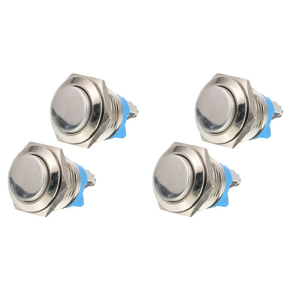 4 Pcs Ringer Chime Button Door Bell Easy Mounts Ringtones Parts Light Doorbell for Apartment