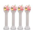 Coloum Rome 4 Pcs Roman Column Wedding Decorative Stands, Plastic Pedestal Stands ...
