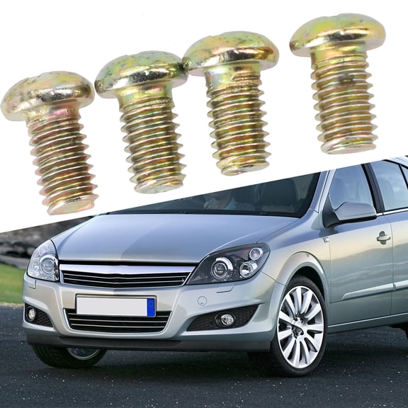 4 Pcs Roof Bar Cover Replacement Rail Rack Lid Screw Bolt Rail Rack Lid Screw Bolt for Opel Astra H Roof Rack Fittings