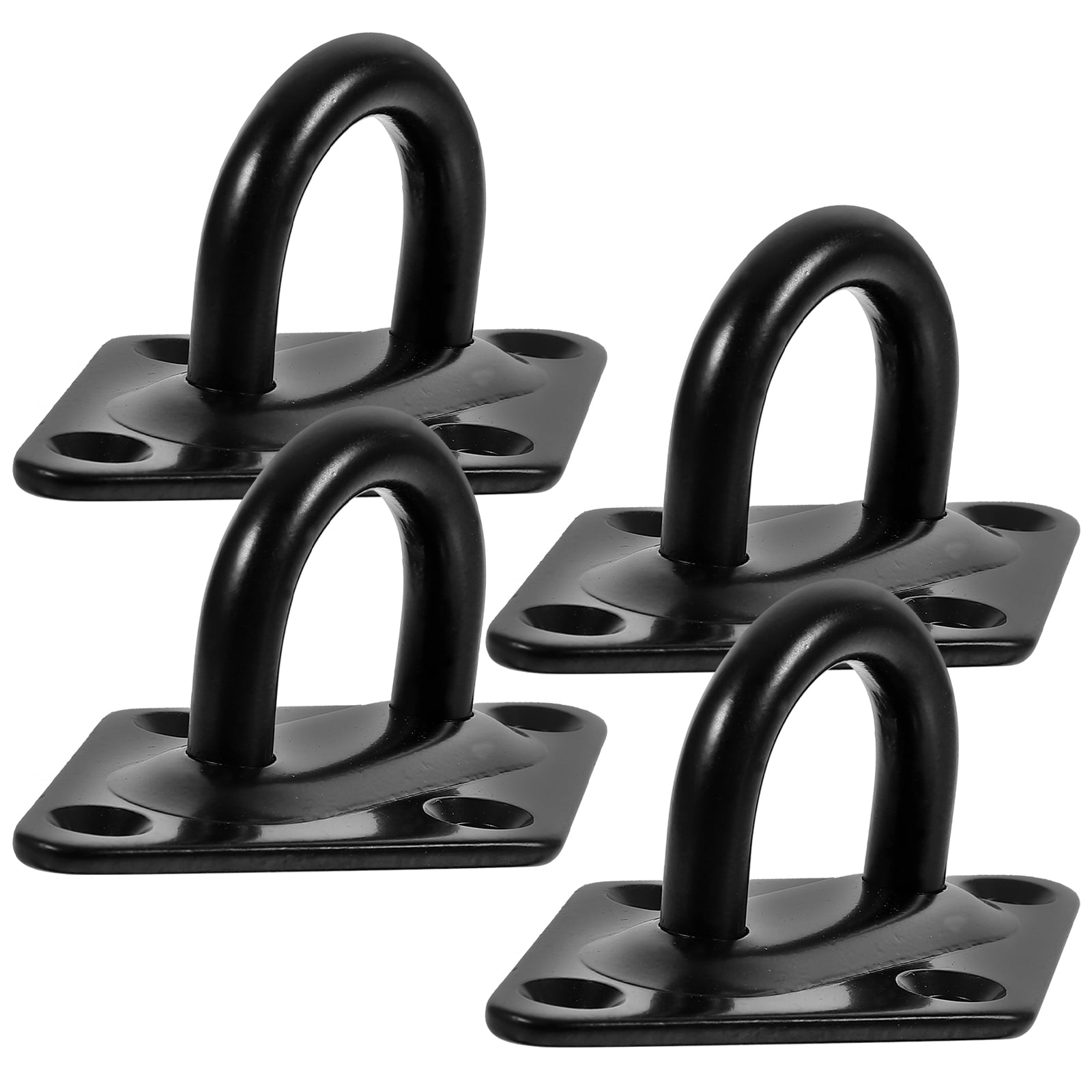 4 Pcs Roof Wall Hook Hooks for Hanging Heavy Duty Stainless Steel Mounted  Ceiling Lifting Eye Plate Marine Hardware