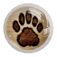 thumbnail image 1 of 4 Pcs Round White Knobs for Kitchen Cabinet Cupboard Dresser Bookcase Animal Paw Prints Drawer Pulls Handles Home Decor, 1 of 8