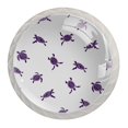 thumbnail image 1 of 4 Pcs Round White Knobs for Kitchen Cabinet Cupboard Dresser Bookcase Sea Turtle Drawer Pulls Handles Home Decor, 1 of 8