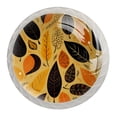 thumbnail image 1 of 4 Pcs Round White Knobs for Kitchen Cabinet Cupboard Dresser Bookcase Thanksgiving Leaves Drawer Pulls Handles Home Decor, 1 of 8