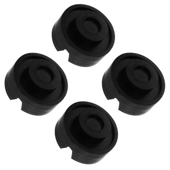 4 Pcs Rubber Back-up Block Pads Jack Reacher Stand Car Natural