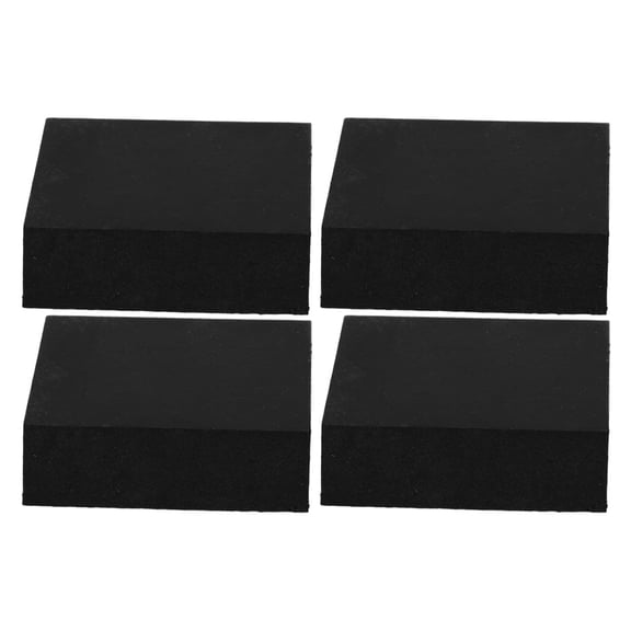 4 Pcs Rubber Block Treadmill Mat for Carpet Anti Vibration Isolation Pads Rubber Mats Sound Dampening Treadmill Pad
