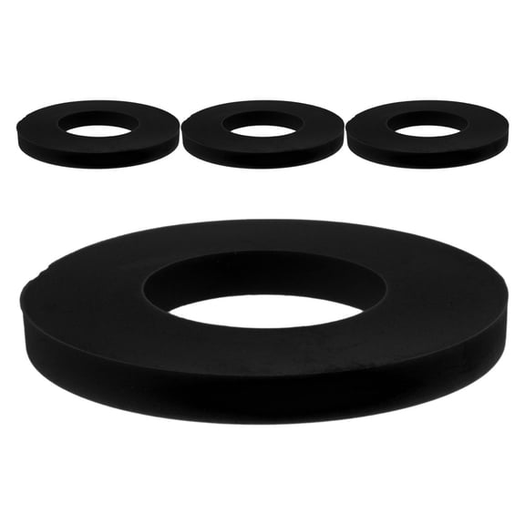 4 Pcs Rubber Shock Absorber Automotive Supplies Pocket Reel Black