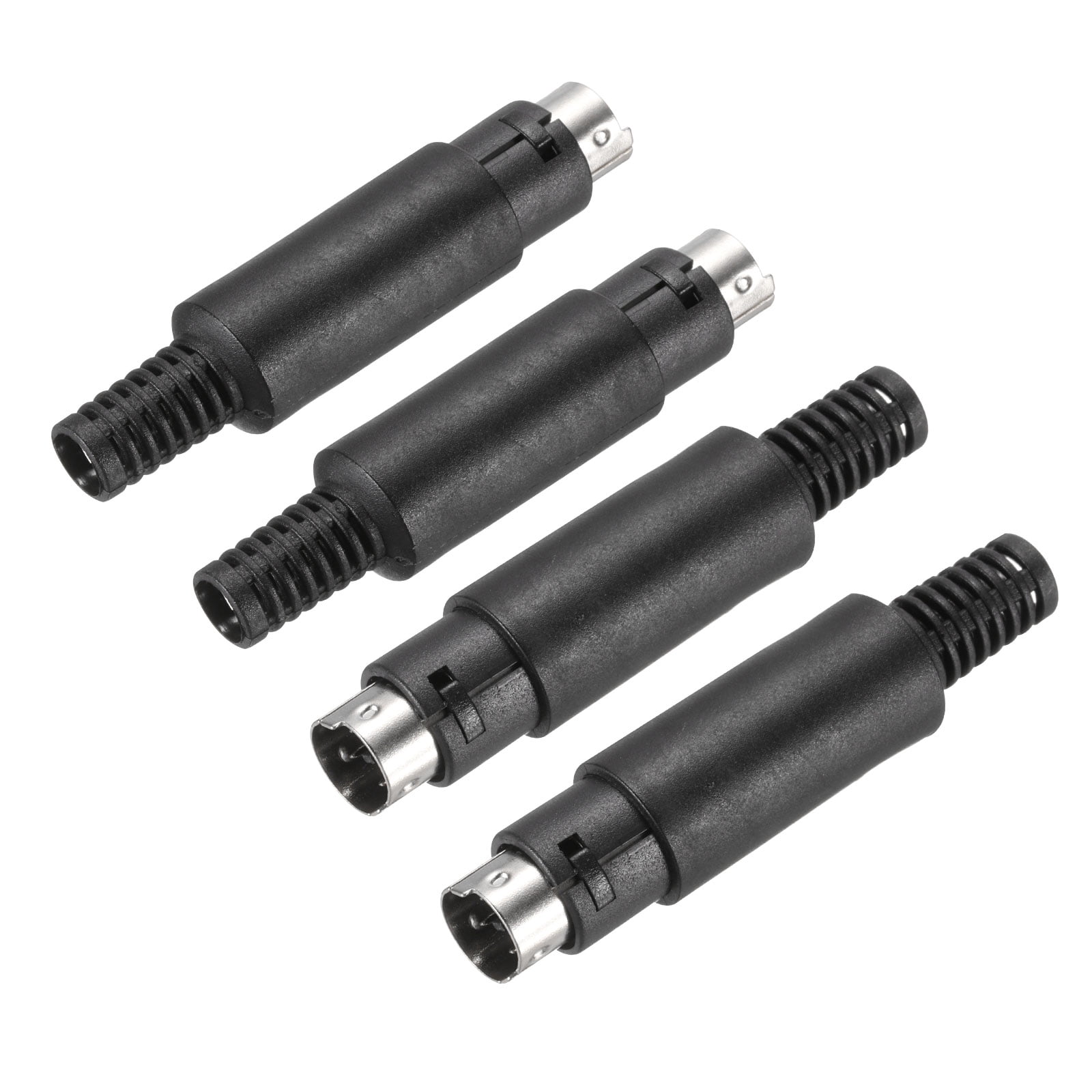4 Pcs S-Video DIN Mini Male Socket 3 Pin Signal Transmission Mini Din ...