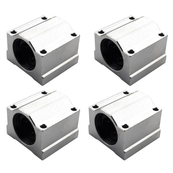 4 Pcs SC20UU 20mm Aluminum Linear Motion Bearing Slide Bushing for CNC