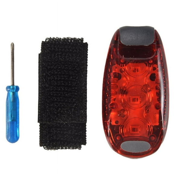 4 Pcs Safety Light Waterproof Red Flashing Bicycle Rear Light, Suitable for Running, Walking, Cycling, Helmet, Etc