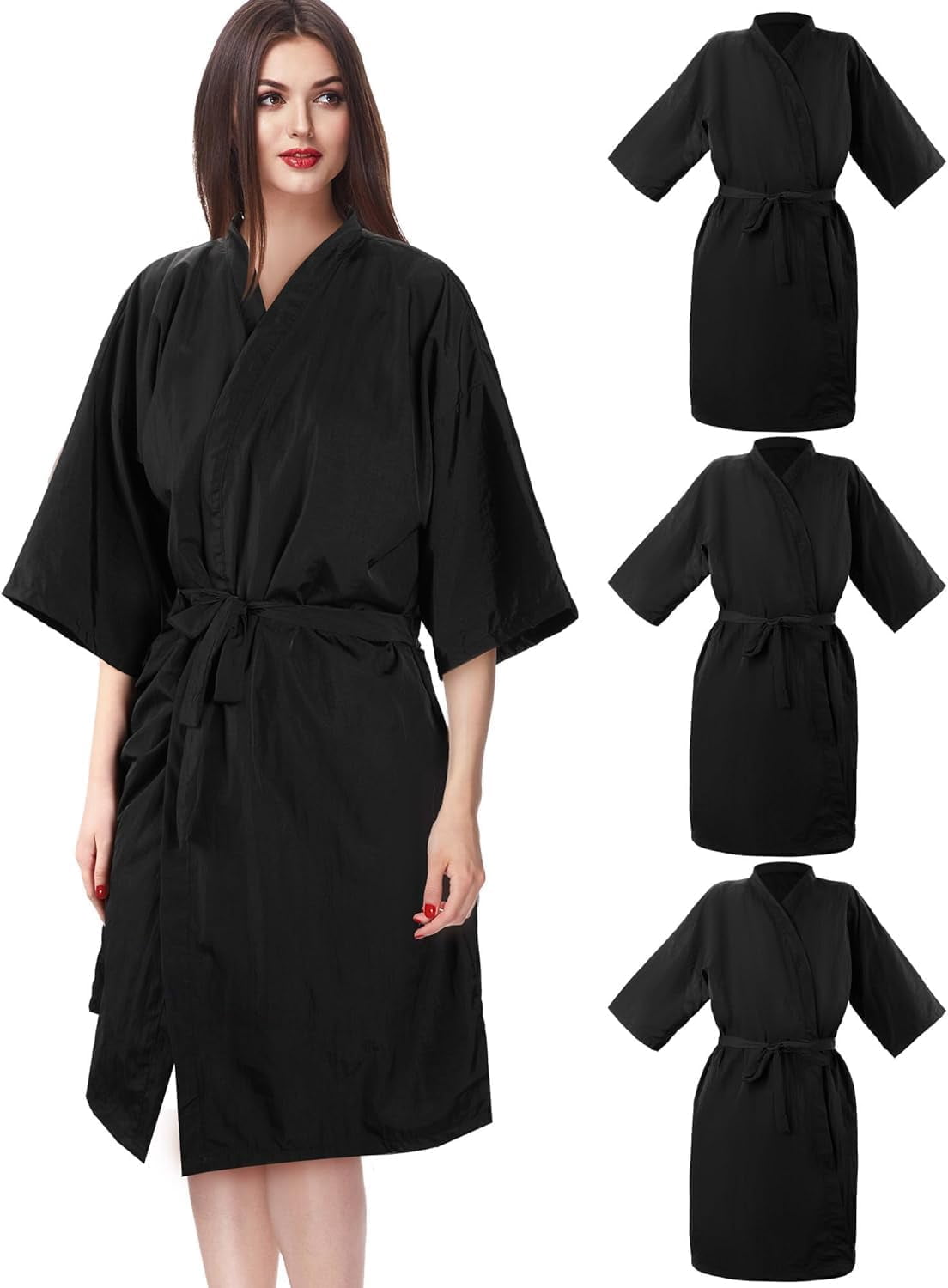 4 Pcs Salon Client Gown Hair Salon Barber Cape Smocks Capes Haircut ...