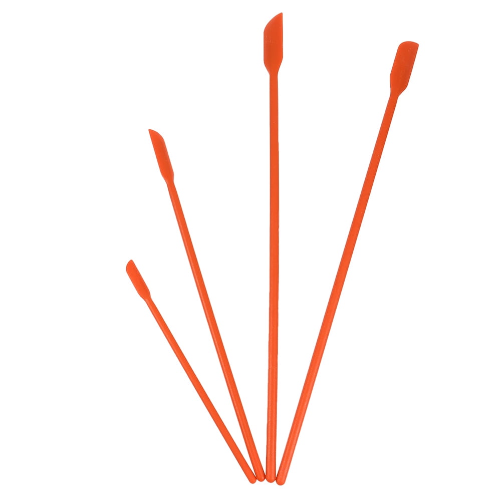 Orange Silicone Scraper for Baking Flexible Jam and Dessert Preparation ...