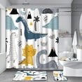 thumbnail image 1 of 4 Pcs Science Fiction Shower Curtain Sets with Rugs for Bathroom Decor,Astronaut Space Bathroom Shower Curtain Sets,Solar Eclipse Bathroom Sets with Shower Curtain and Rugs, 1 of 7