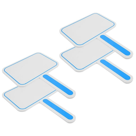 4 Pcs Score Board Sandwich Single Side Scoreboard Quick Face on Stick White Paper Sticker Locker Whiteboard