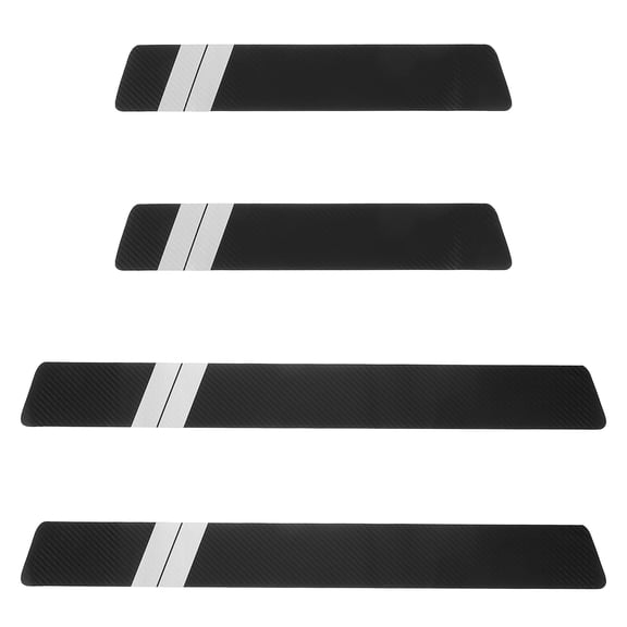 4 Pcs Scratch-proof Protector Decorative Cover Car Door Sill