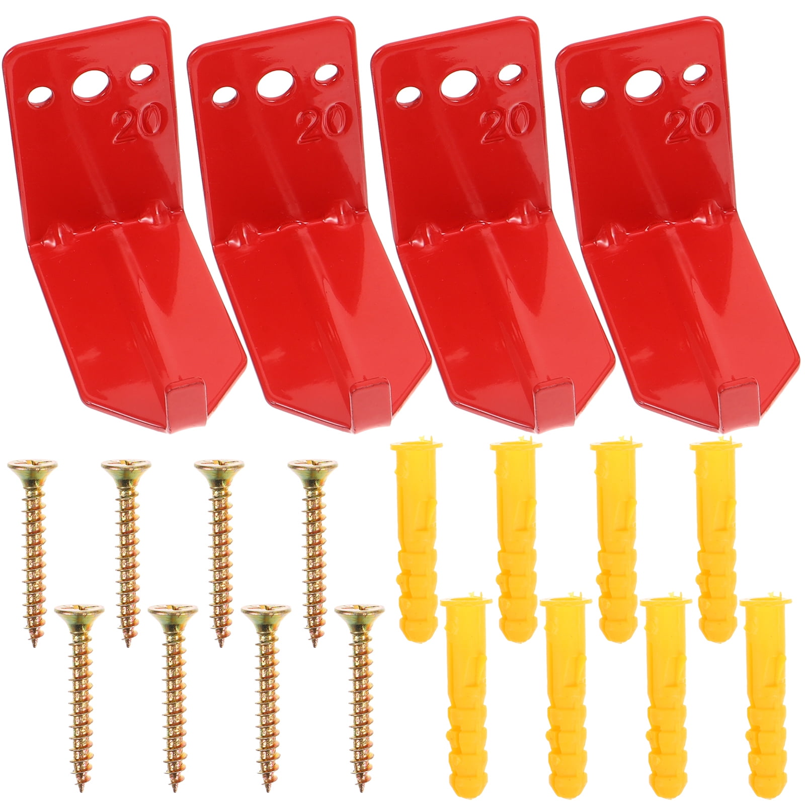 4 Pcs Screwm Fire Extinguisher Holder Fire Extinguisher Mounting Kit